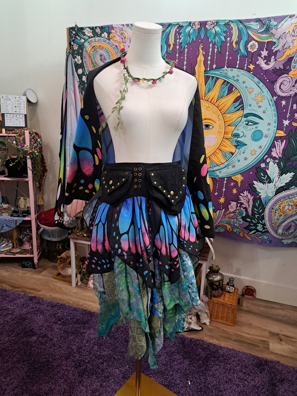 SkySpell Fairy • Complete 5-Piece Festival Fairy Outfit • NWOT